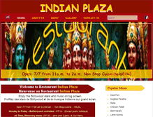Tablet Screenshot of indianplaza.ch